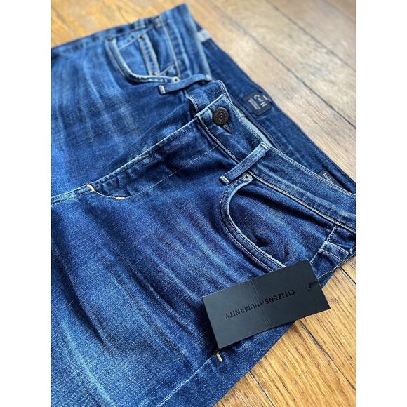 CITIZENS of HUMANITY Distressed Rocket-High Rise Skinny Jeans sz 27 (NWT) - Picture 3 of 12